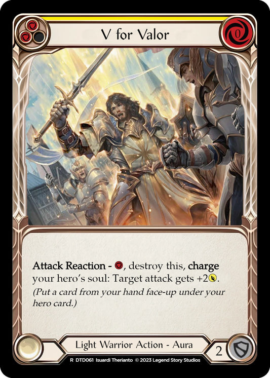 V for Valor (Yellow) [DTD - DTD061]