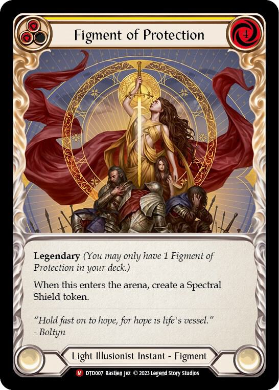 Figment of Protection // Aegis, Archangel of Protection (Back)