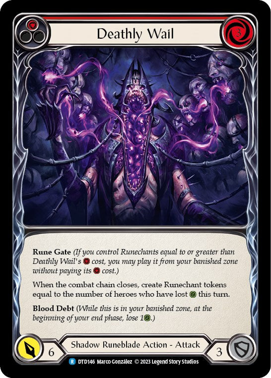 Deathly Wail (Red) [DTD - DTD146]
