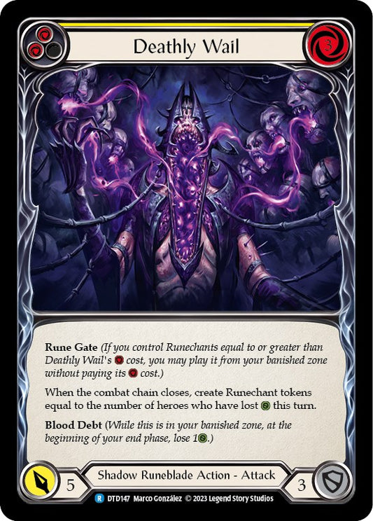 Deathly Wail (Yellow) [DTD - DTD147]