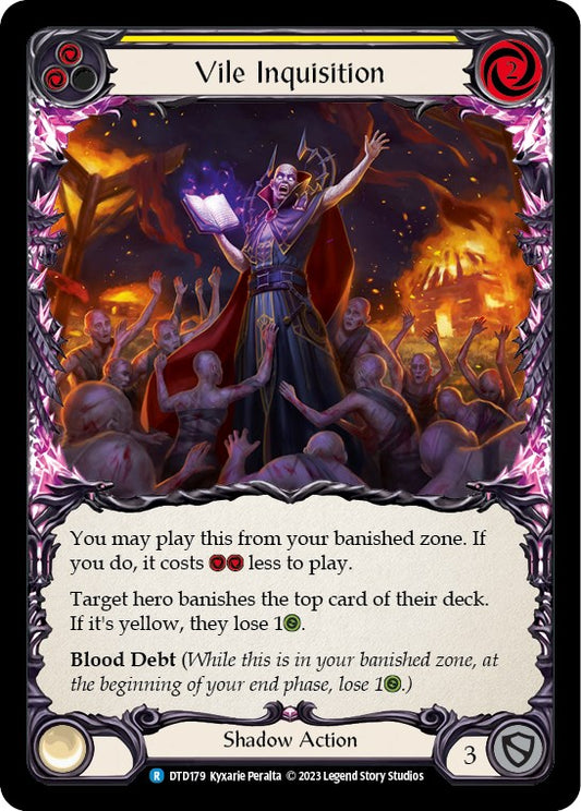 Vile Inquisition (Yellow) [DTD - DTD179]