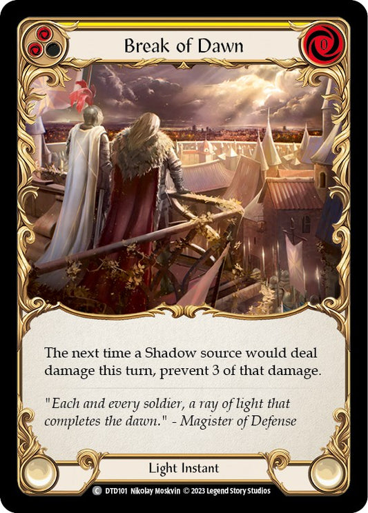 Break of Dawn (Yellow) [DTD - DTD101]