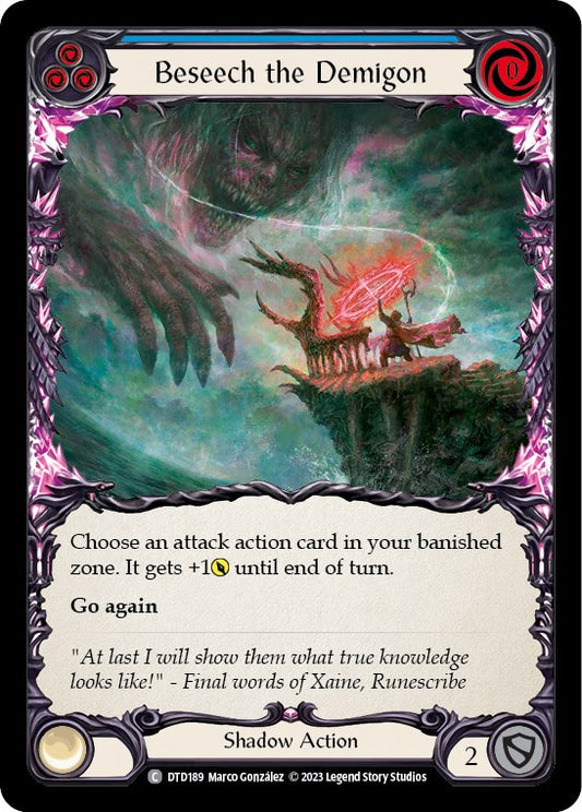 Beseech the Demigon (Blue) [DTD - DTD189]