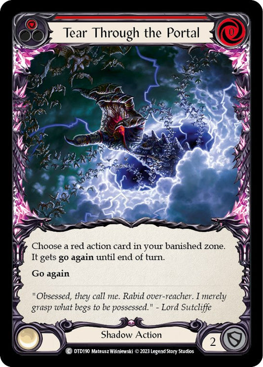 Tear Through the Portal (Red) [DTD - DTD190]