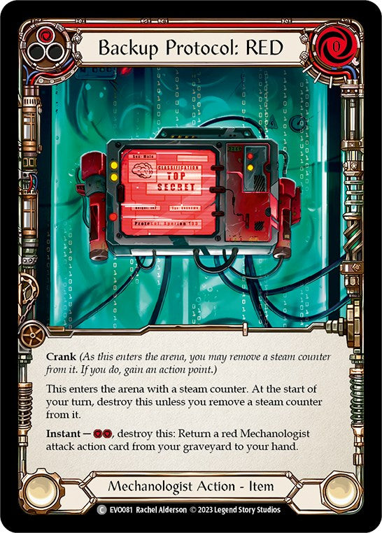 Backup Protocol: RED [EVO - EVO081]