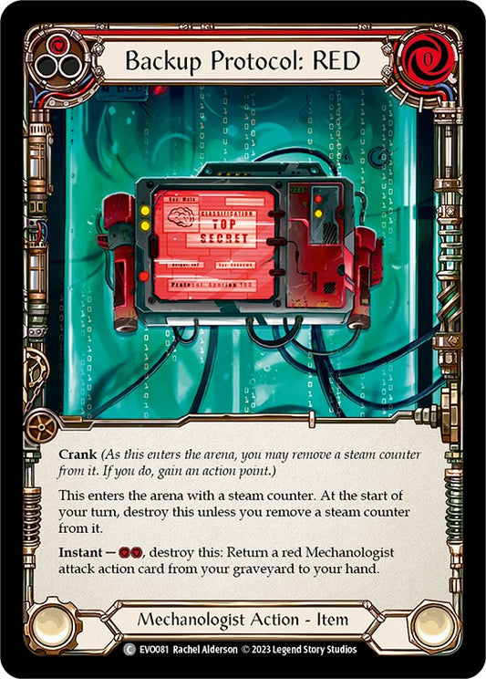Backup Protocol: RED [EVO - EVO081]