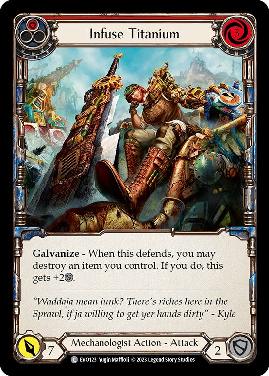 Infuse Titanium (Red) [EVO - EVO123]