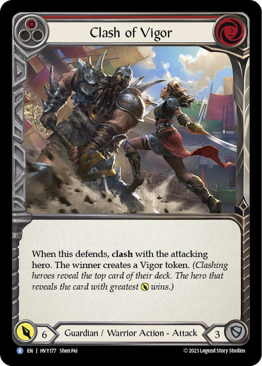Clash of Vigor (Red) [HVY - HVY177]