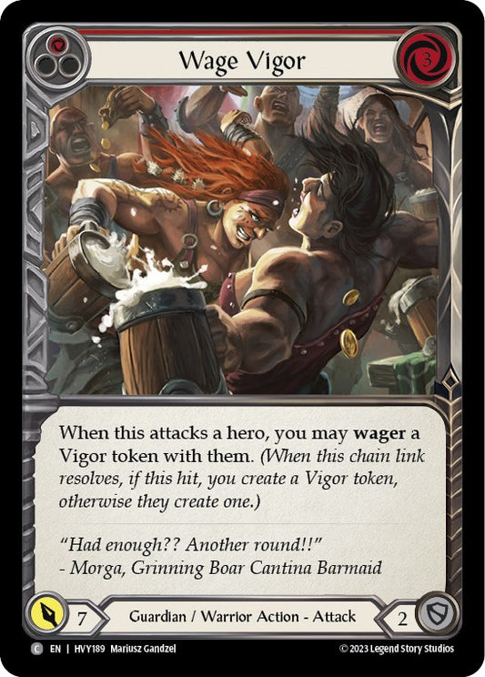 Wage Vigor (Red) [HVY - HVY189]