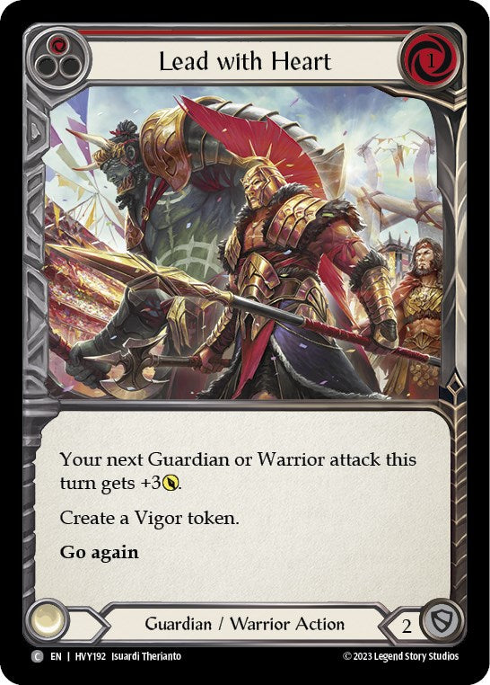 Lead with Heart (Red) [HVY - HVY192]