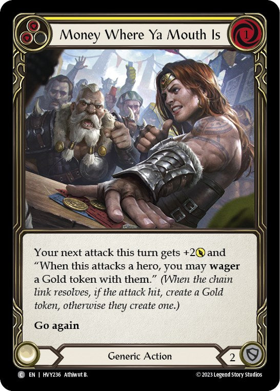 Money Where Ya Mouth Is (Yellow) [HVY - HVY236]