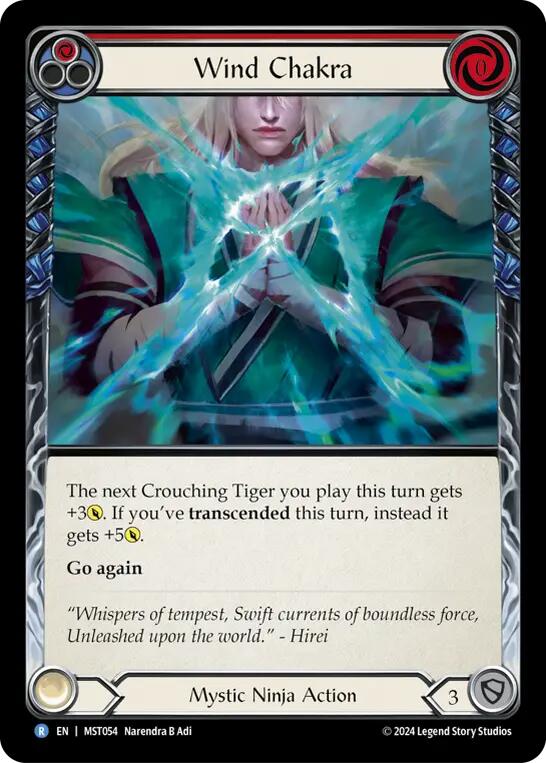 Wind Chakra (Red) [MST - MST054]