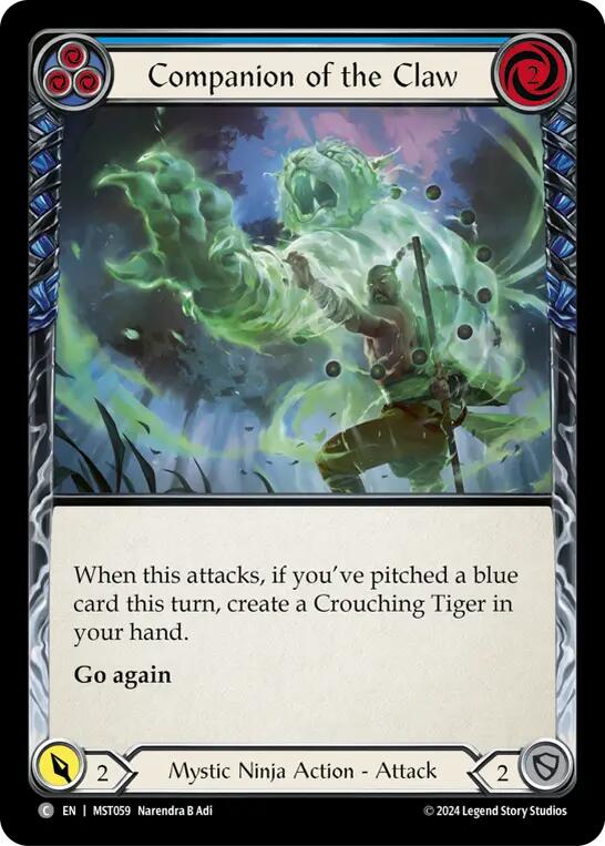 Companion of the Claw (Blue) [MST - MST059]