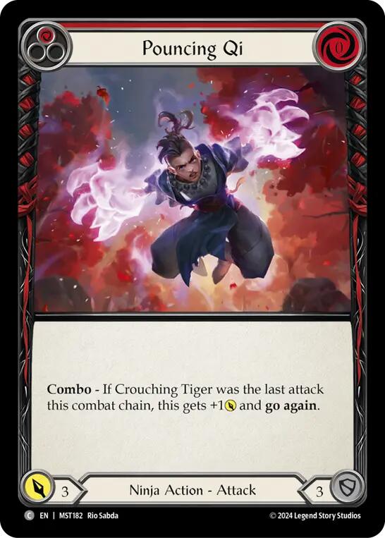 Pouncing Qi (Red) [MST - MST182]