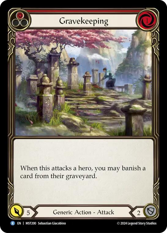 Gravekeeping (Red) [MST - MST200]