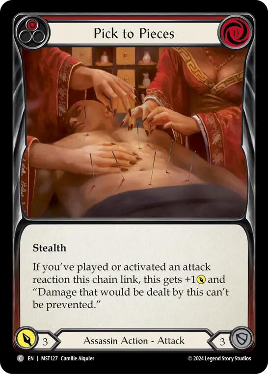 Pick to Pieces (Red) [MST - MST127]