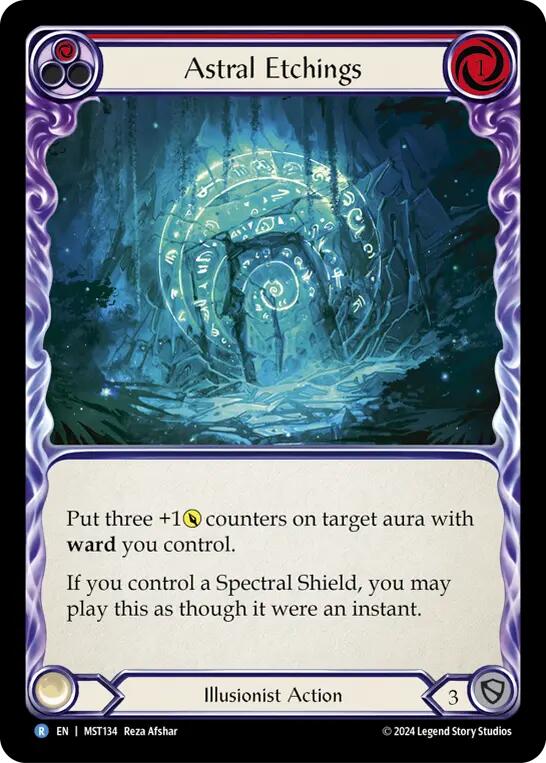 Astral Etchings (Red) [MST - MST134]
