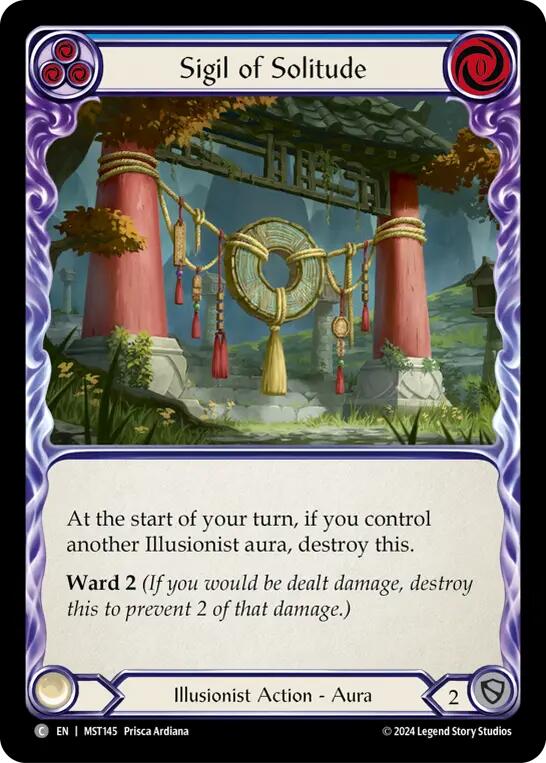 Sigil of Solitude (Blue) [MST - MST145]