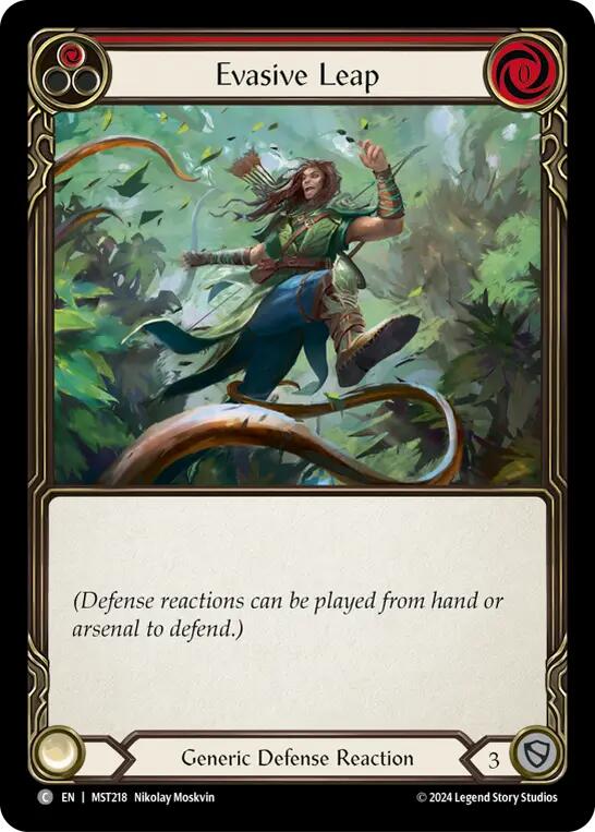 Evasive Leap (Red) [MST - MST218]