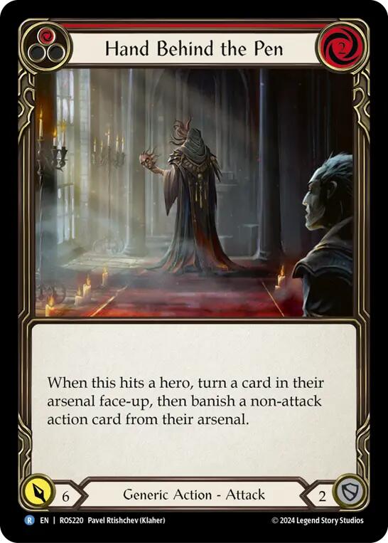 Hand Behind the Pen [ROS - ROS220]