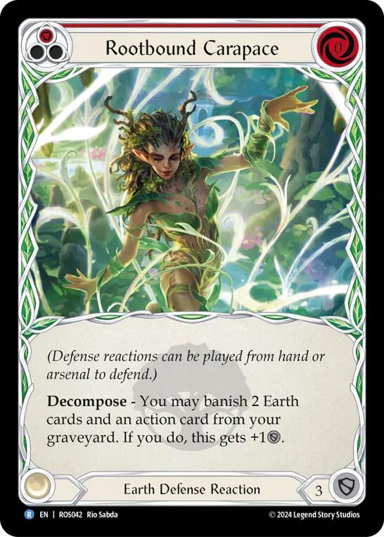 Rootbound Carapace (Red) [ROS - ROS042]