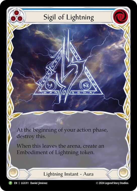 Sigil of Lightning (Extended Art) - LGS311 [PR - LGS311]