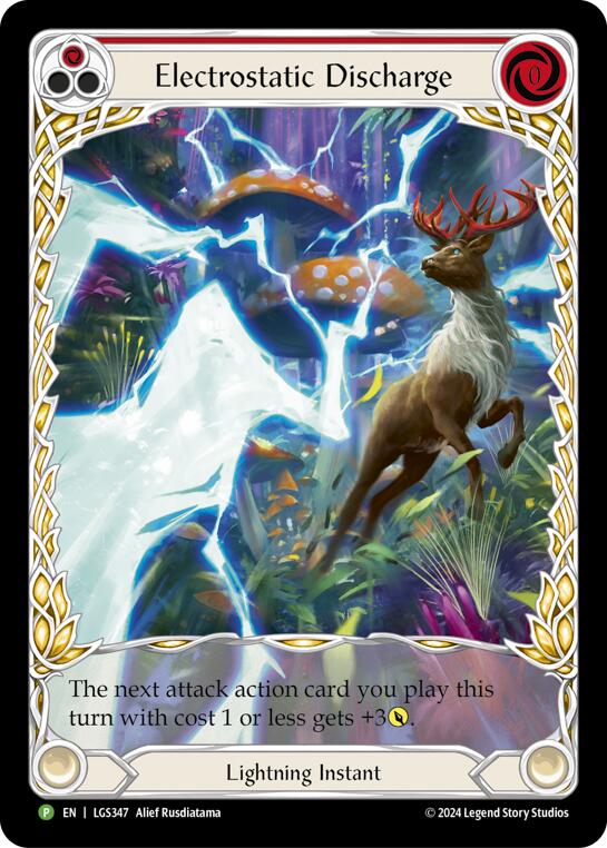 Electrostatic Discharge (Red) (Extended Art) - LGS347 [PR - LGS347]
