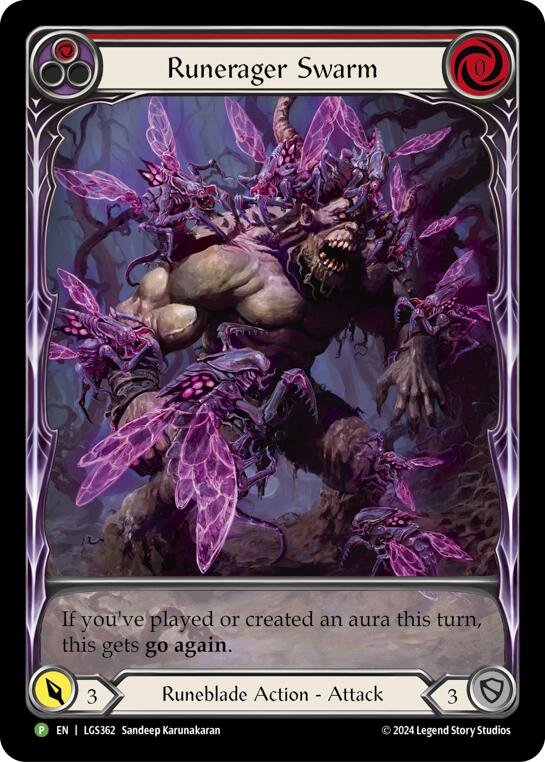 Runerager Swarm (Red) (Extended Art) - LGS362