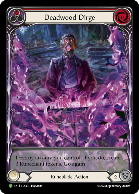 Deadwood Dirge (Red) (Extended Art) - LGS363 [PR - LGS363]