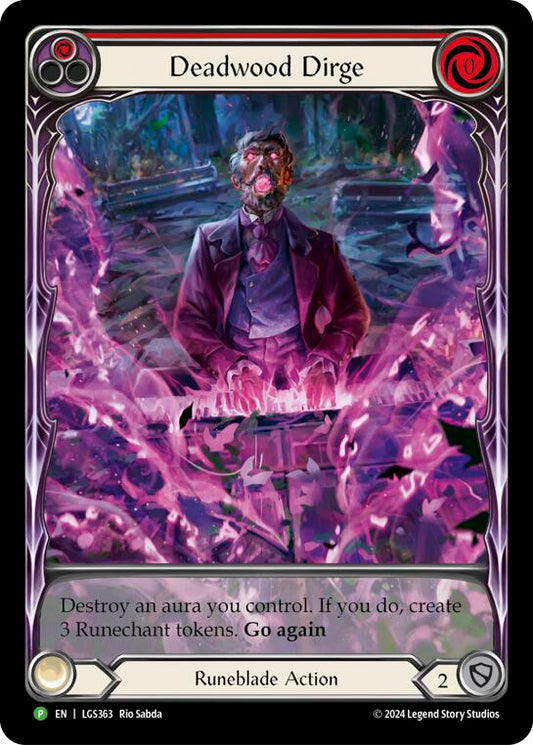 Deadwood Dirge (Red) (Extended Art) - LGS363 [PR - LGS363]