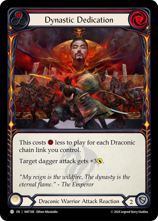 Dynastic Dedication (Red)