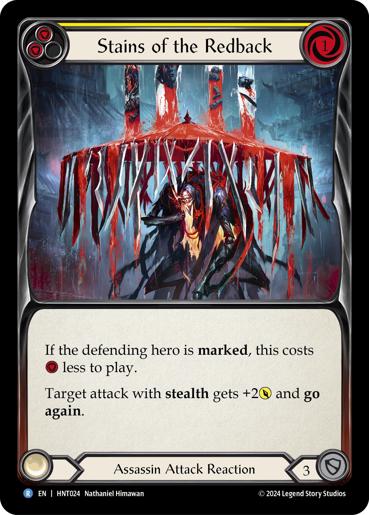 Stains of the Redback (Yellow)