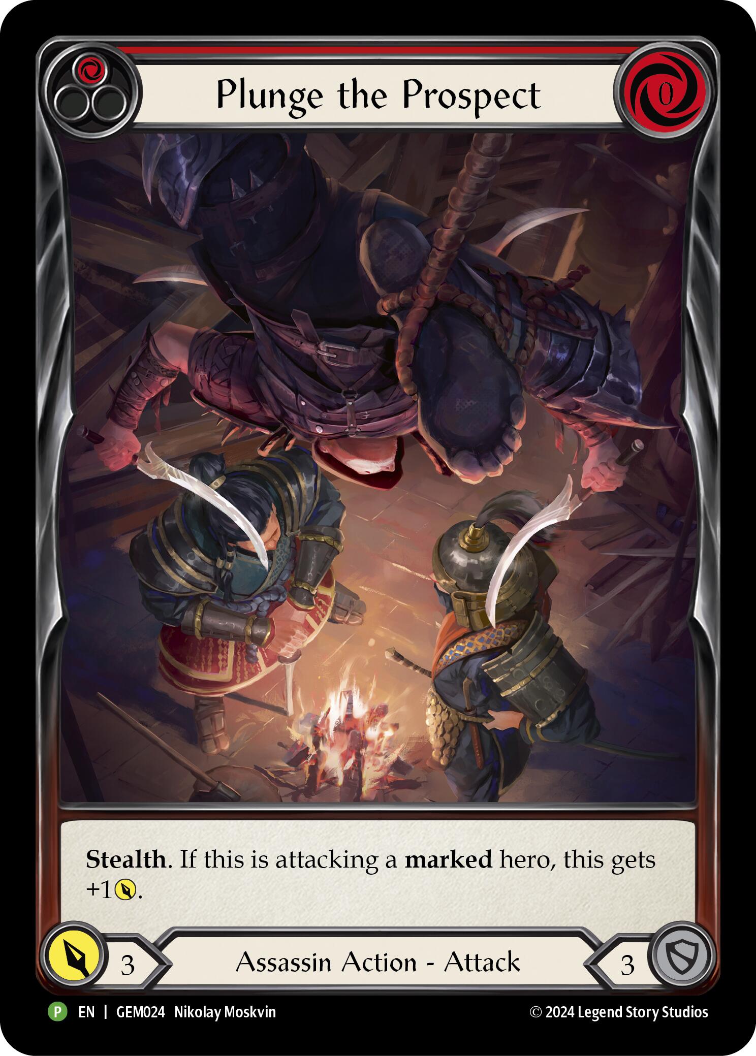 Plunge the Prospect (Red) [GEM - GEM024]