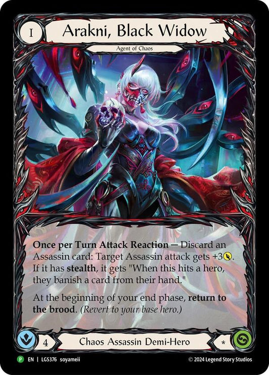 Arakni, Black Widow (Extended Art) - LGS376 [PR - LGS376]
