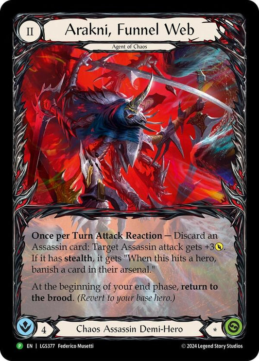 Arakni, Funnel Web (Extended Art) - LGS377 [PR - LGS377]