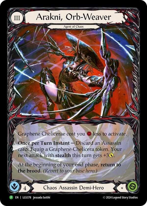 Arakni, Orb-Weaver (Extended Art) - LGS378 [PR - LGS378]