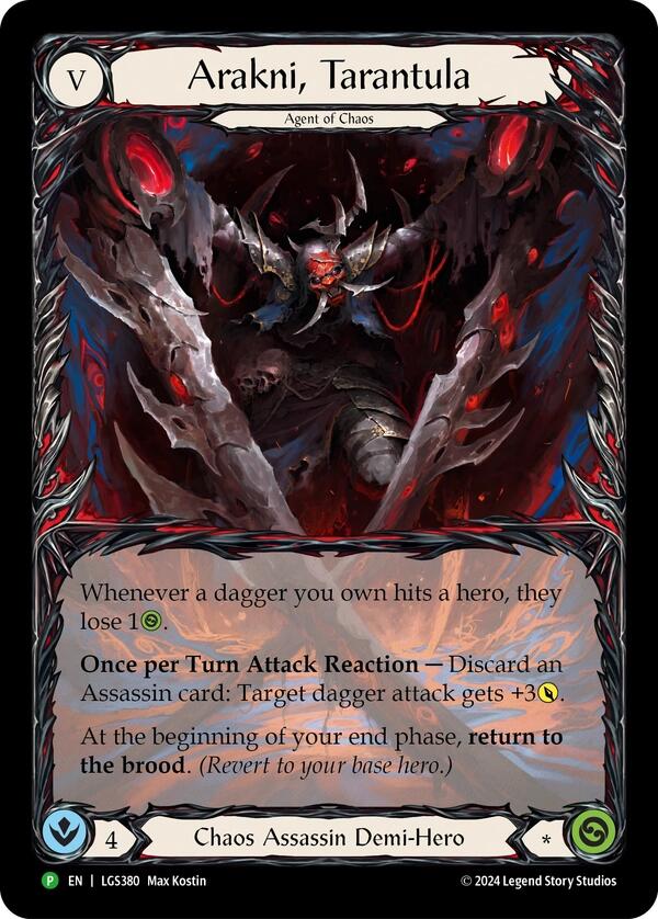 Arakni, Tarantula (Extended Art) - LGS380 [PR - LGS380]