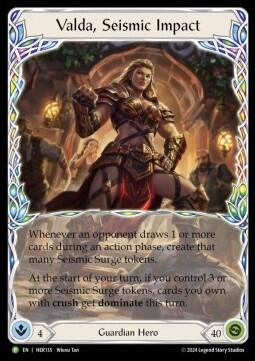 Valda, Seismic Impact - HER135