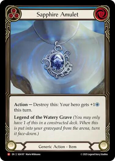 Sapphire Amulet [SEA197]