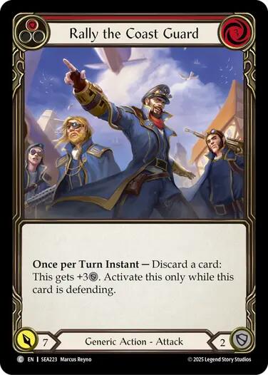 Rally the Coast Guard (Red) [SEA223]