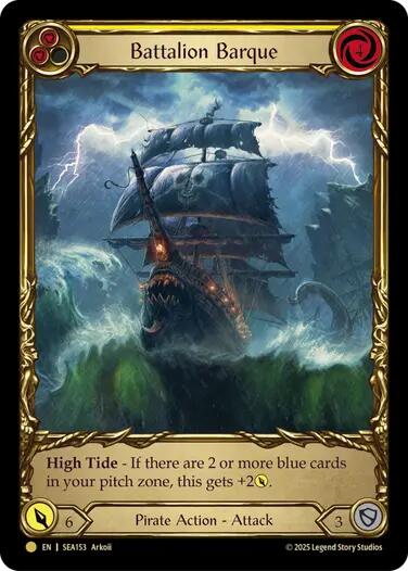 Battalion Barque (Yellow) (Treasure) [SEA153]
