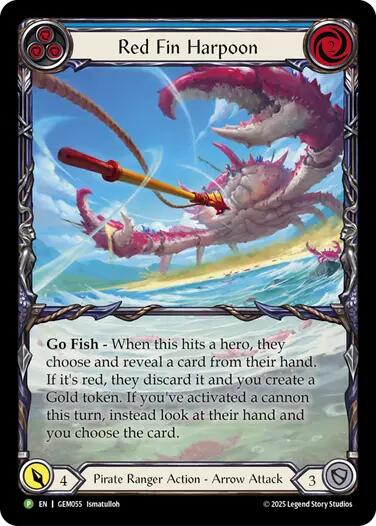 Red Fin Harpoon