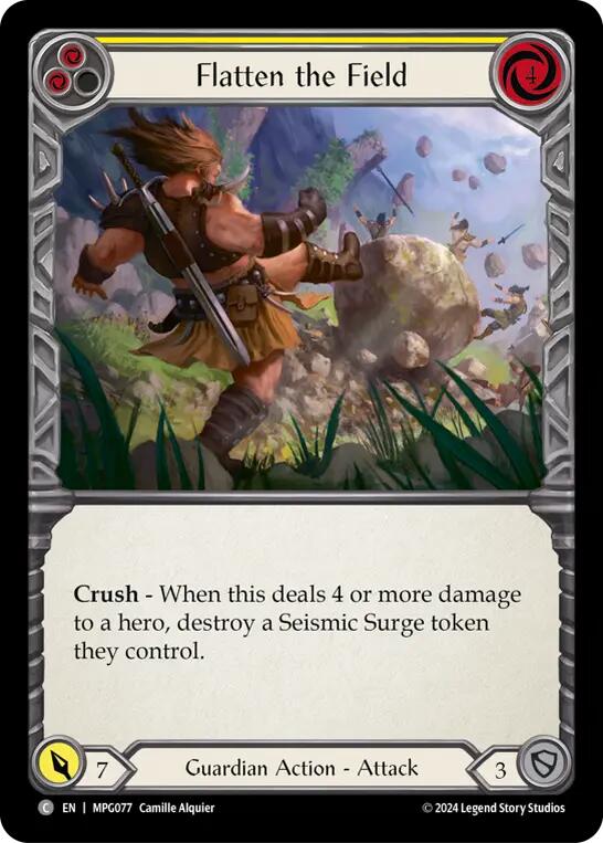 Flatten the Field (Yellow)