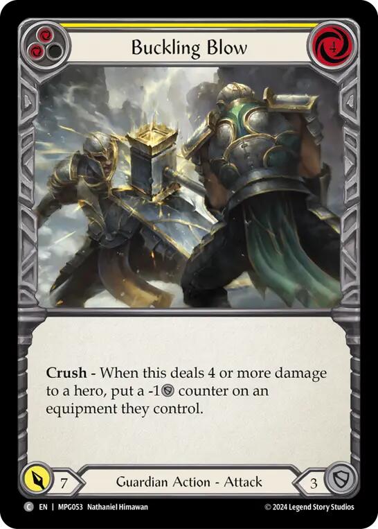 Buckling Blow (Yellow)