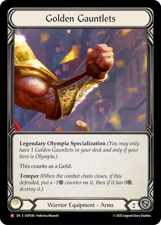 Golden Gauntlets