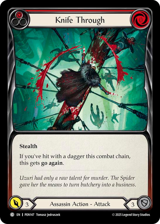 Knife Through (Red)