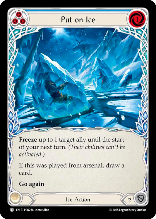 Put On Ice (Blue)