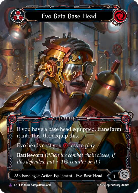 Evo Beta Base Head (Blue) (Marvel)