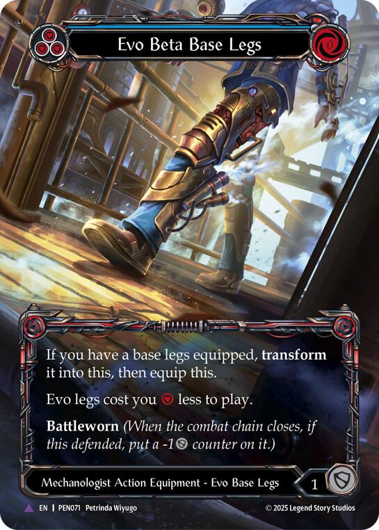 Evo Beta Base Legs (Blue) (Marvel)
