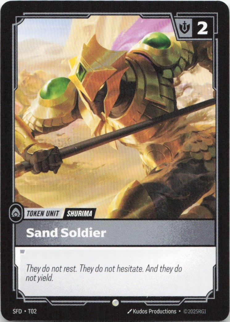 Sand Soldier // Buff